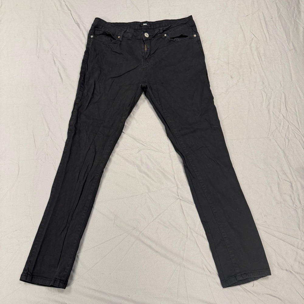 DAZL Black Skinny Jeans Womens Size 13 Mid Rise Stretch Denim Pants